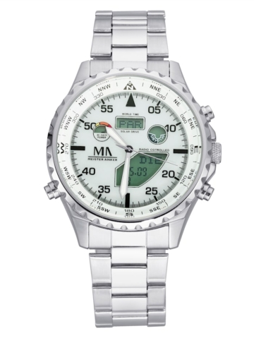 Herrenuhr Meister Anker Silberfarben